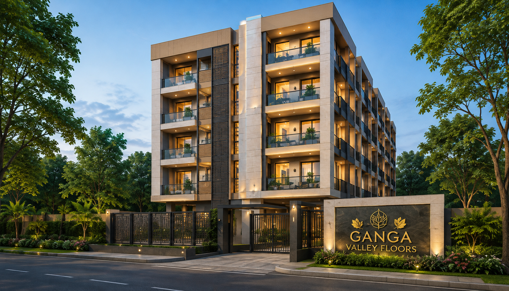Ganga Valley Floors Sector 78 elevation